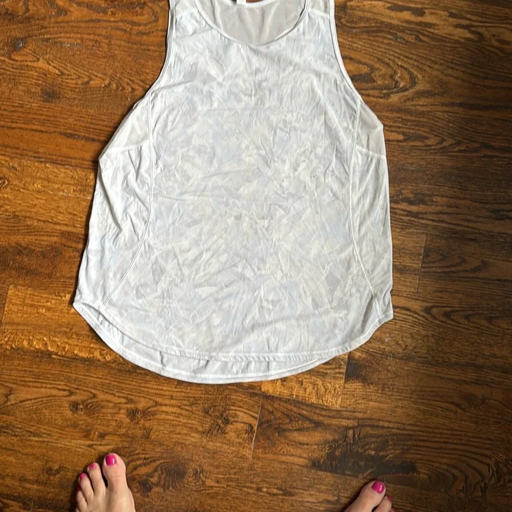Lululemon Athletica White Tank Top